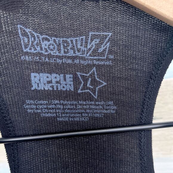 Dragonball Z x Ripple Junction Racerback Tank Top Black King Kai Womens Large - Picture 4 of 4